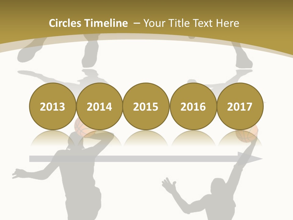 Player Black Dribble PowerPoint Template