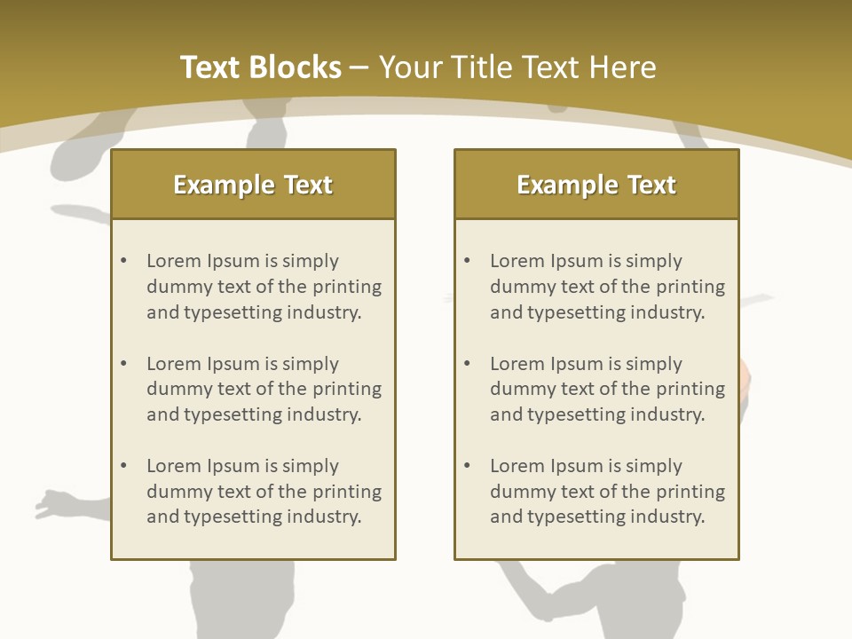 Player Black Dribble PowerPoint Template