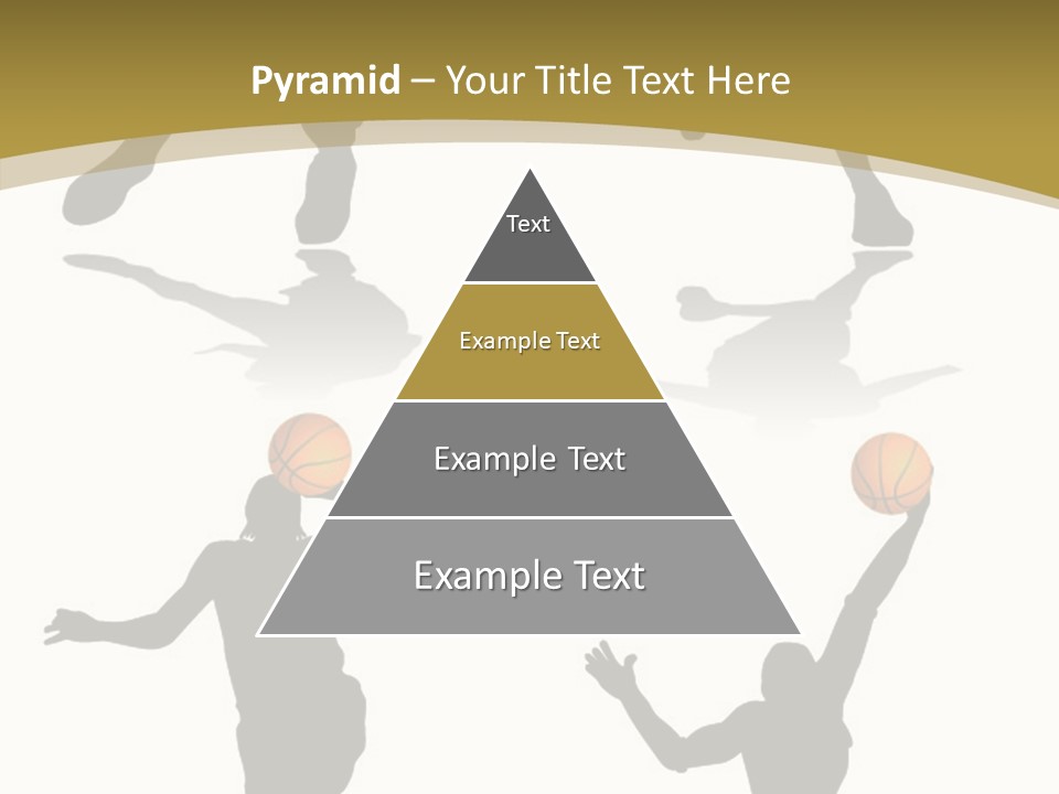 Player Black Dribble PowerPoint Template