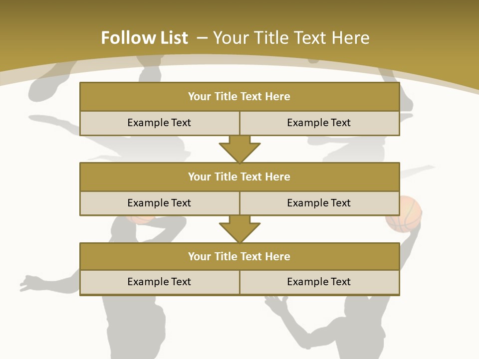 Player Black Dribble PowerPoint Template