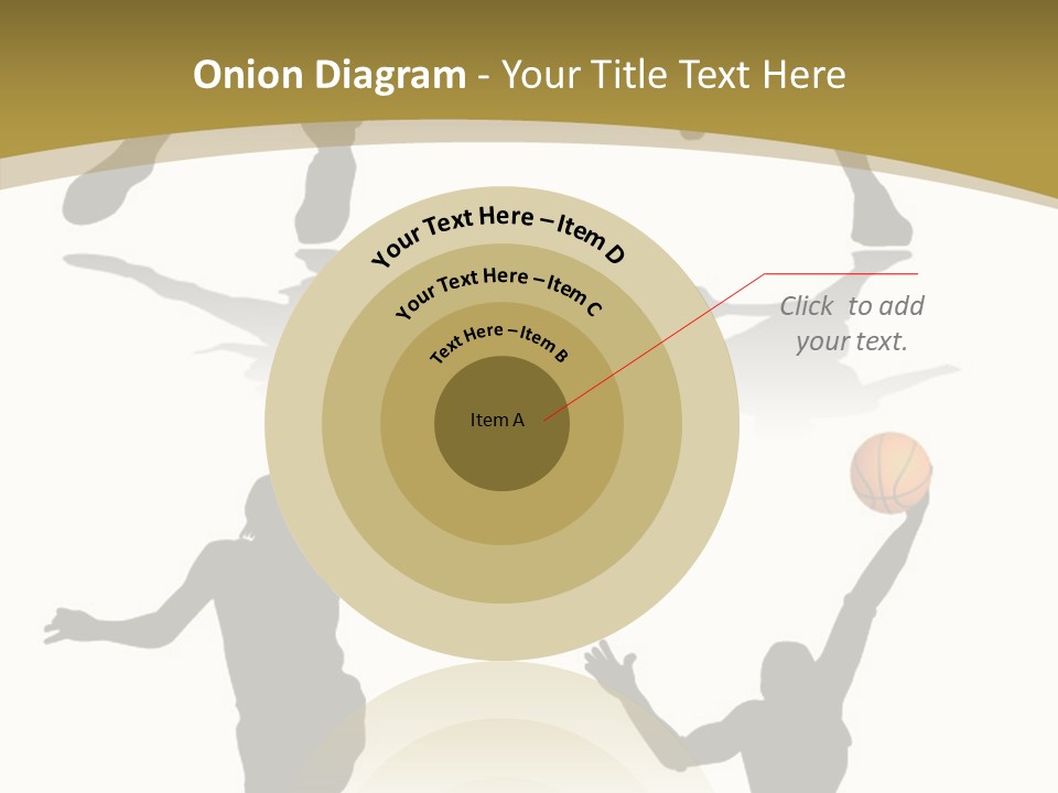 Player Black Dribble PowerPoint Template