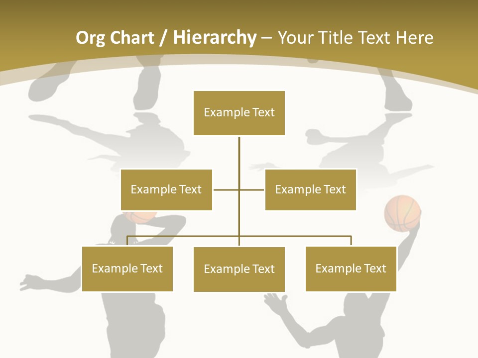 Player Black Dribble PowerPoint Template