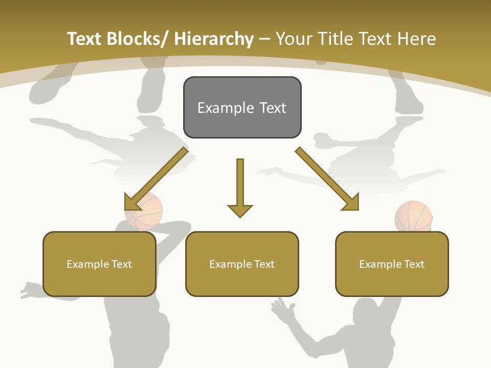 Player Black Dribble PowerPoint Template