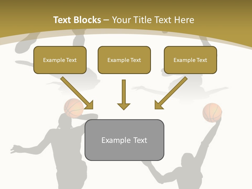 Player Black Dribble PowerPoint Template
