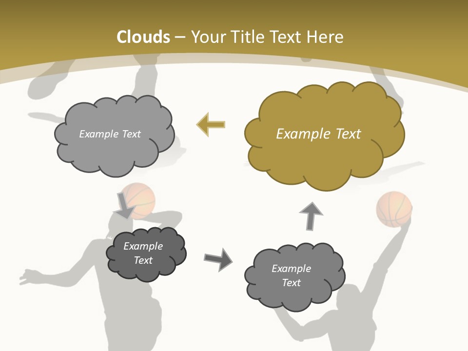 Player Black Dribble PowerPoint Template