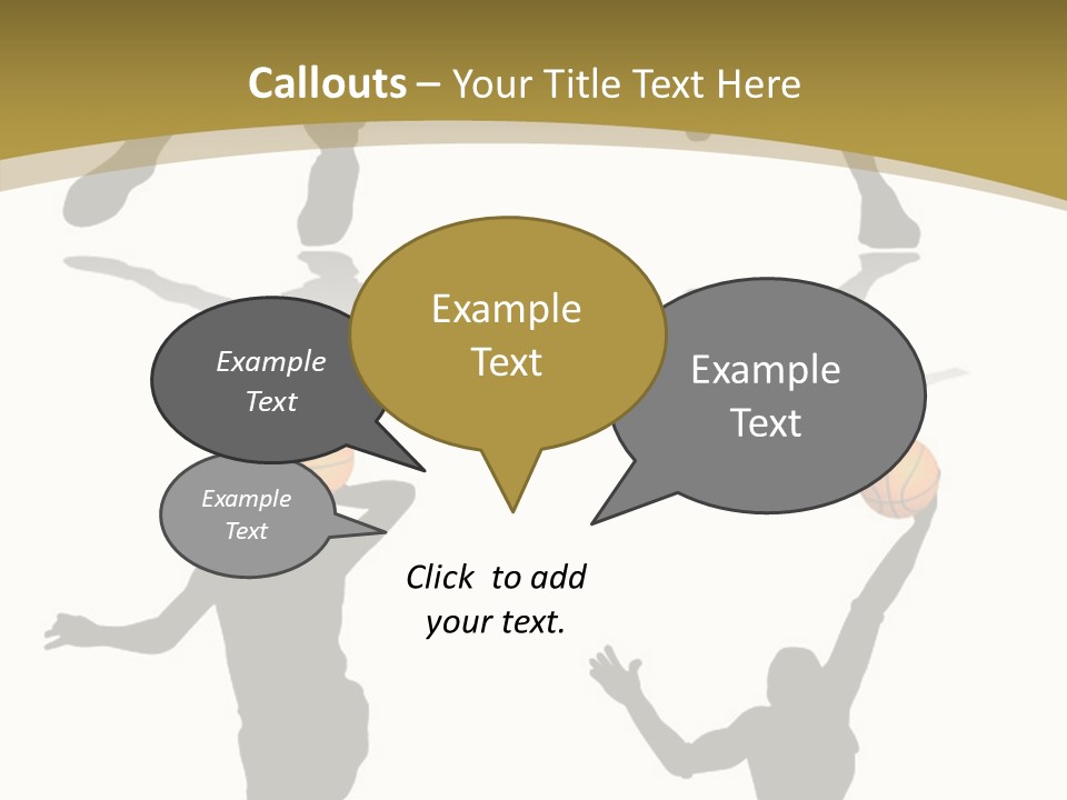 Player Black Dribble PowerPoint Template