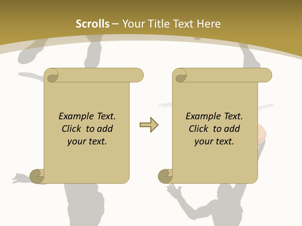 Player Black Dribble PowerPoint Template