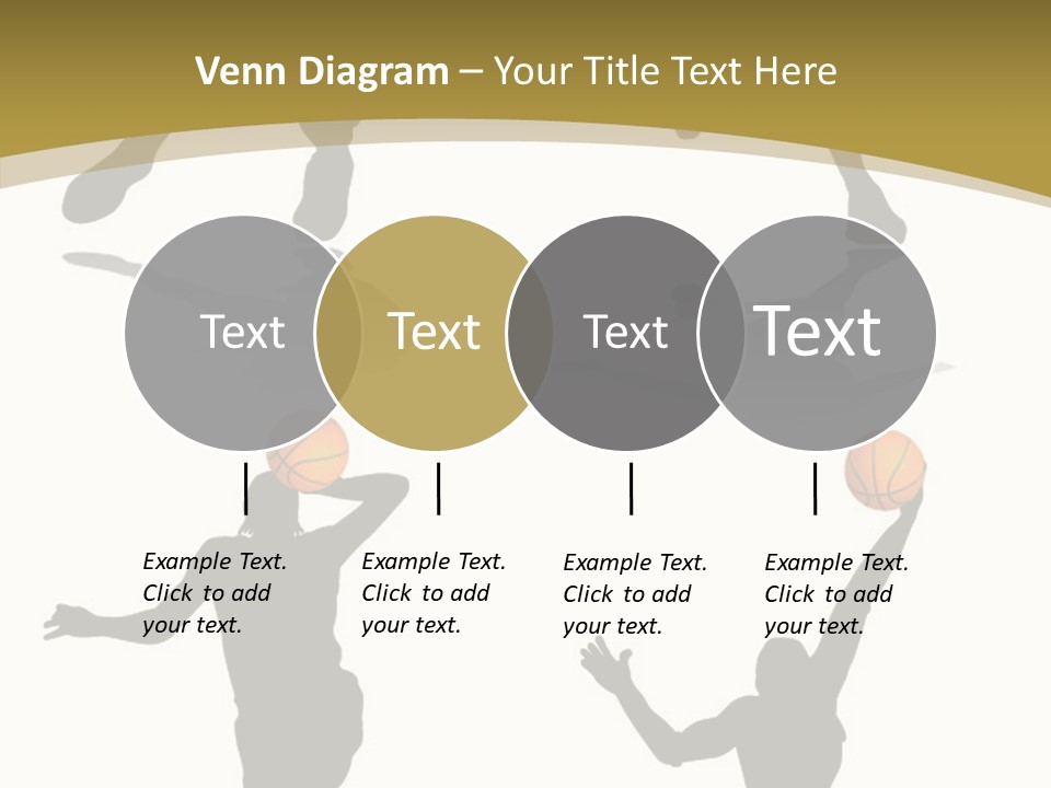 Player Black Dribble PowerPoint Template