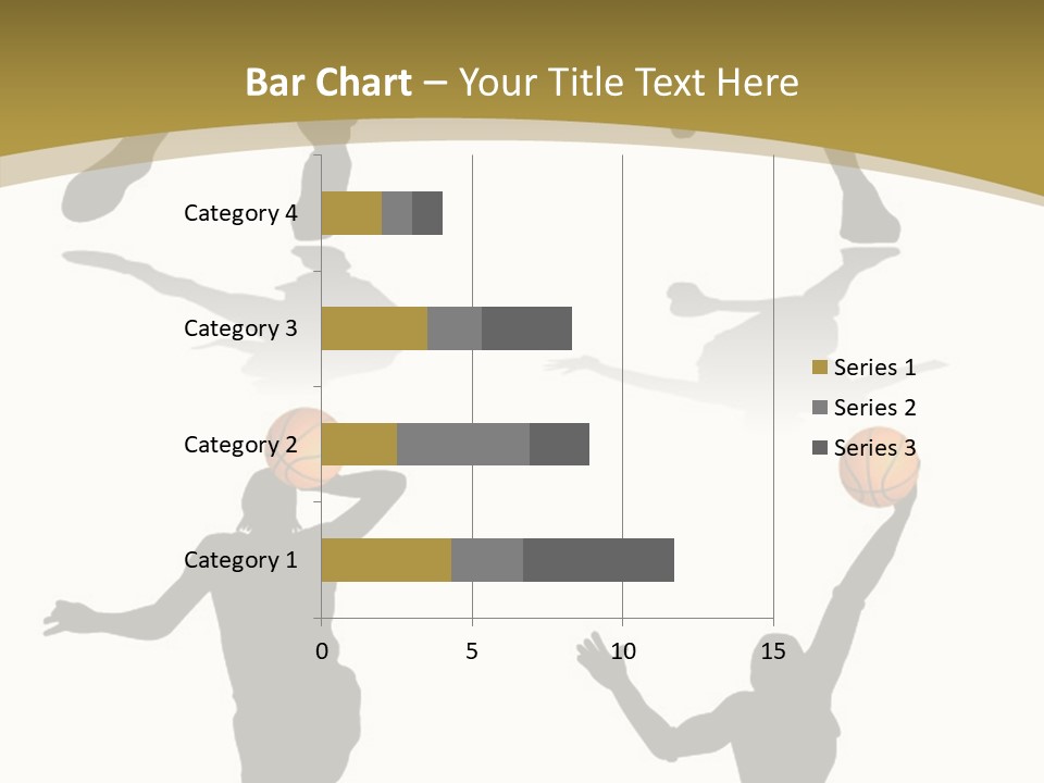 Player Black Dribble PowerPoint Template