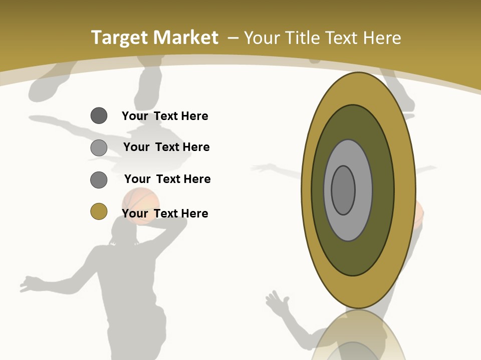 Player Black Dribble PowerPoint Template