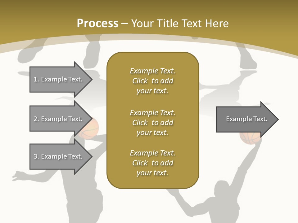 Player Black Dribble PowerPoint Template