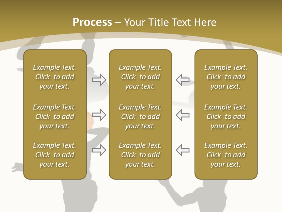 Player Black Dribble PowerPoint Template