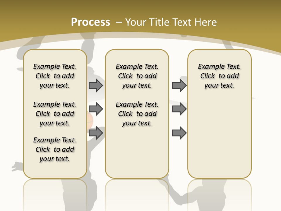 Player Black Dribble PowerPoint Template