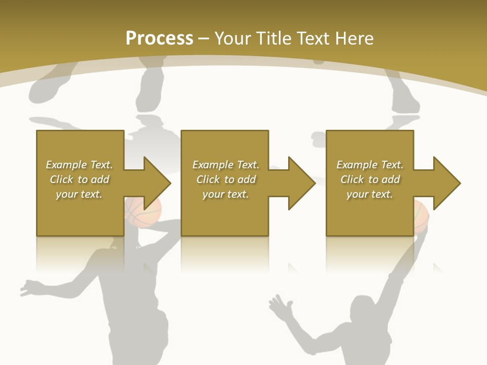 Player Black Dribble PowerPoint Template