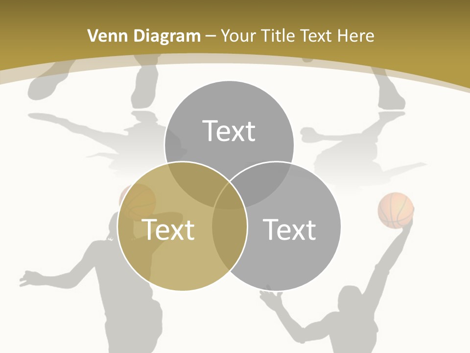 Player Black Dribble PowerPoint Template