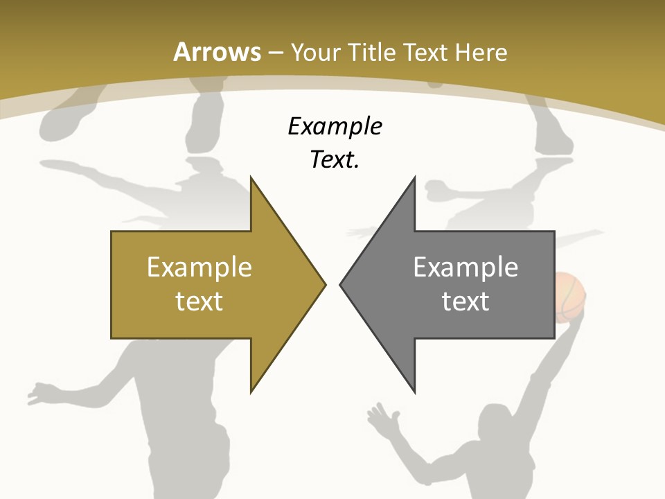 Player Black Dribble PowerPoint Template