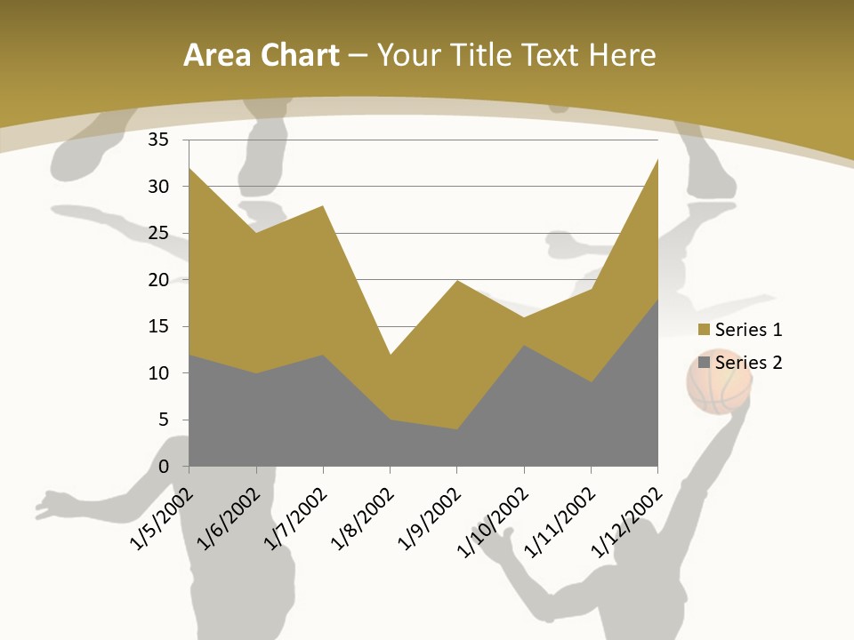 Player Black Dribble PowerPoint Template