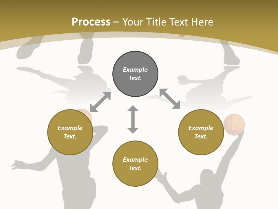 Player Black Dribble PowerPoint Template