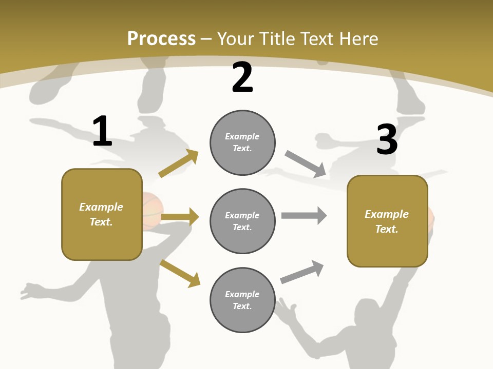 Player Black Dribble PowerPoint Template