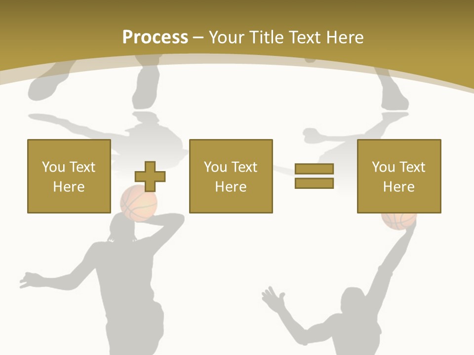 Player Black Dribble PowerPoint Template