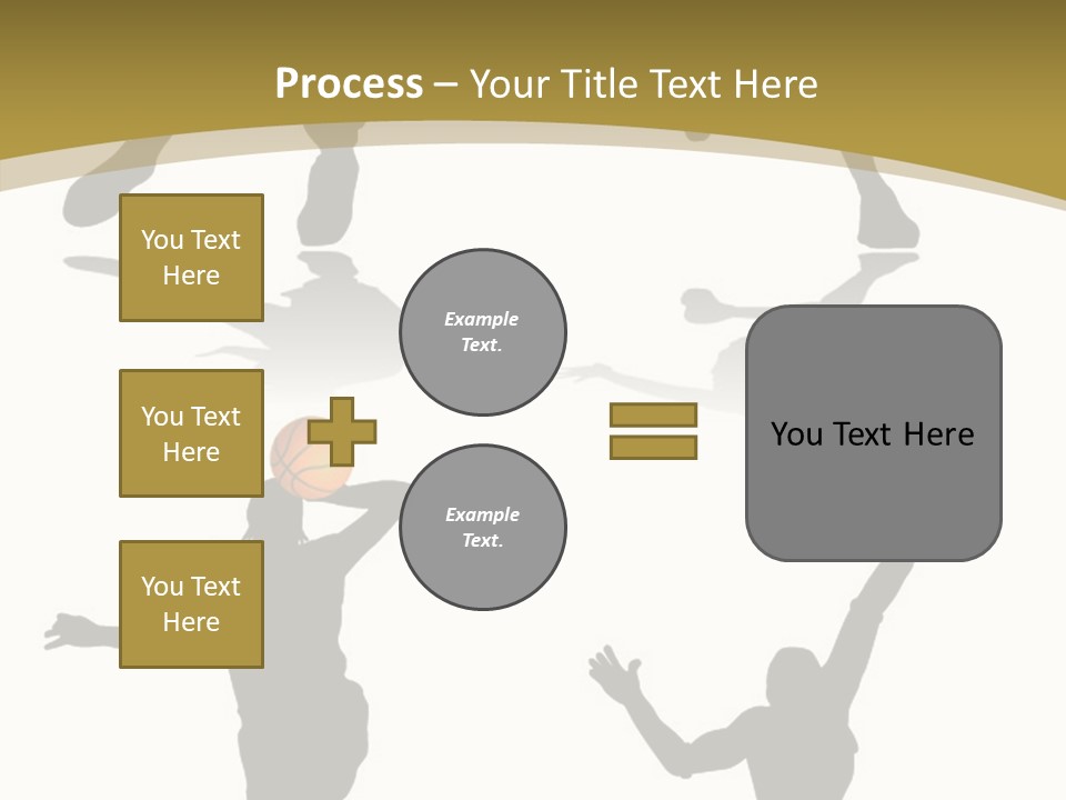 Player Black Dribble PowerPoint Template
