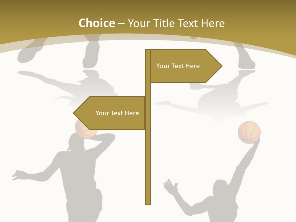 Player Black Dribble PowerPoint Template