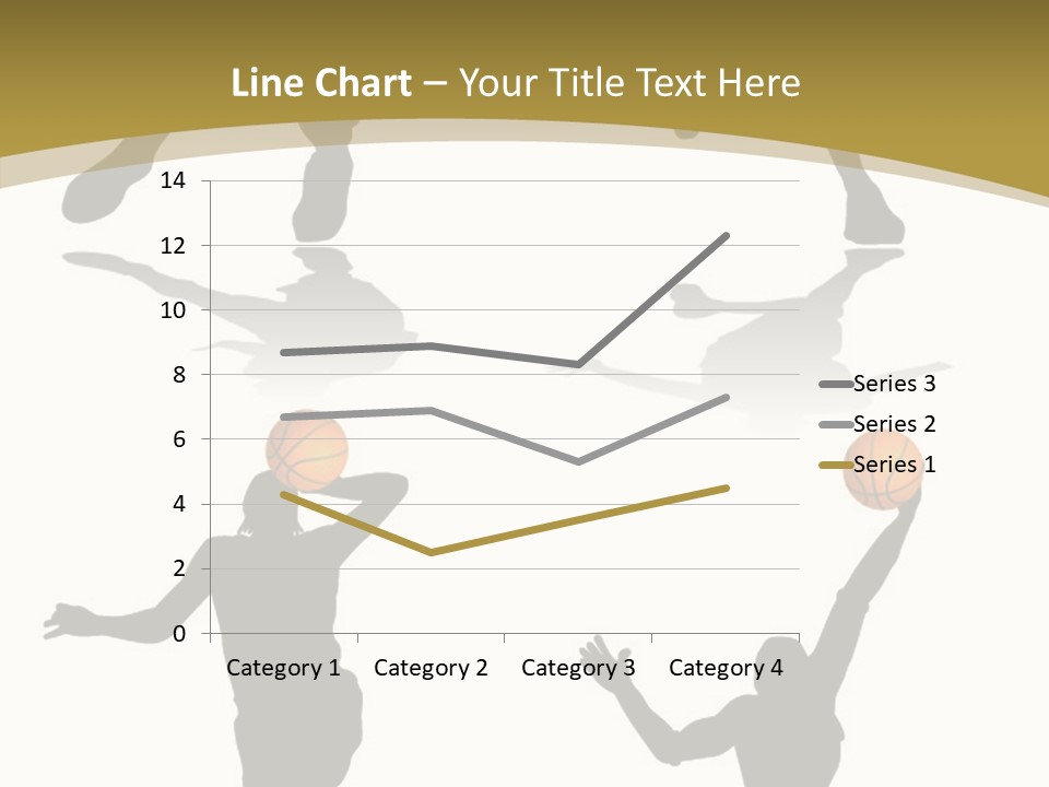 Player Black Dribble PowerPoint Template