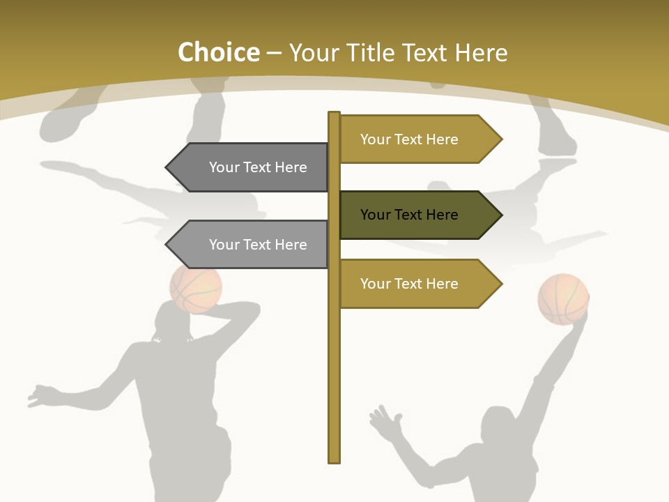 Player Black Dribble PowerPoint Template