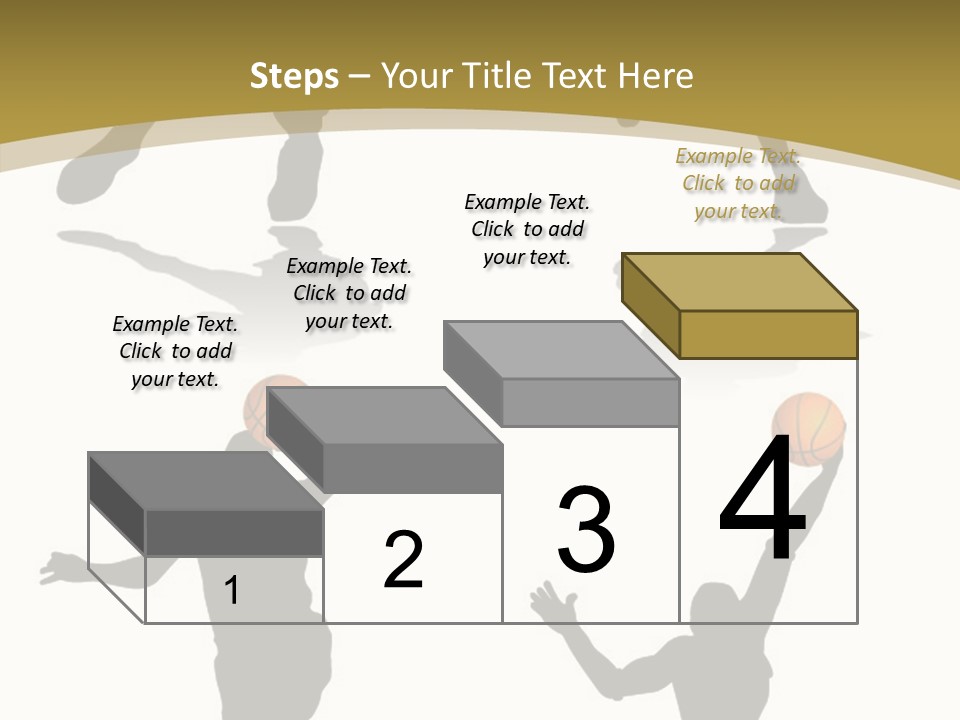 Player Black Dribble PowerPoint Template
