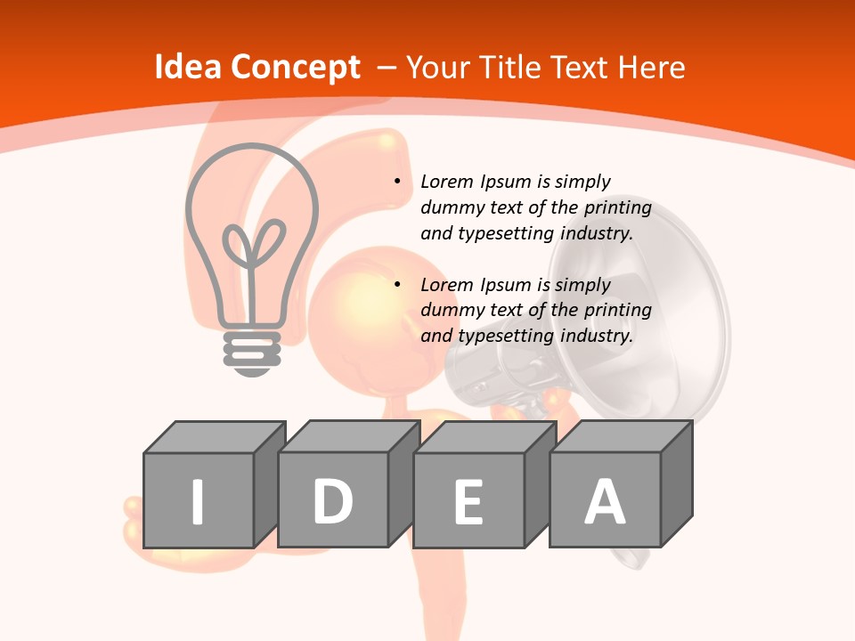 Character Blog Toon PowerPoint Template