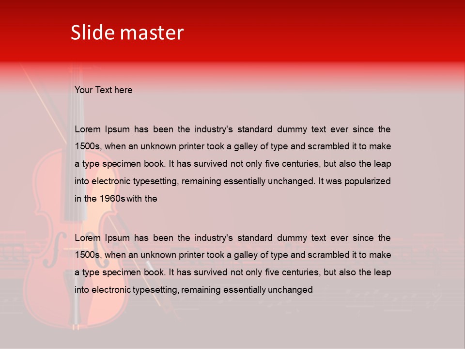 Symphony Orchestra Opera PowerPoint Template