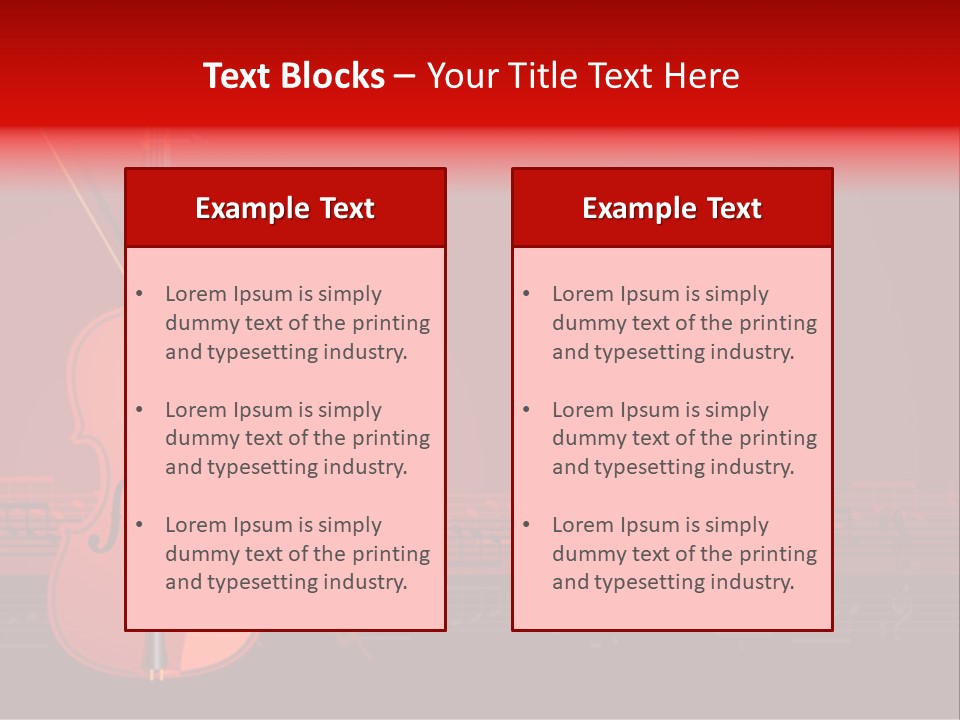 Symphony Orchestra Opera PowerPoint Template