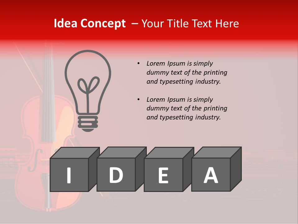 Symphony Orchestra Opera PowerPoint Template