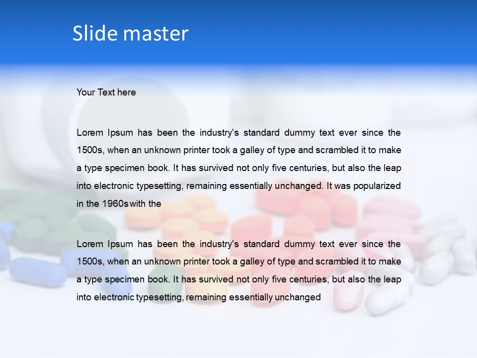 Drug Healthy Yellow PowerPoint Template