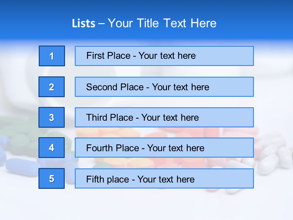 Drug Healthy Yellow PowerPoint Template