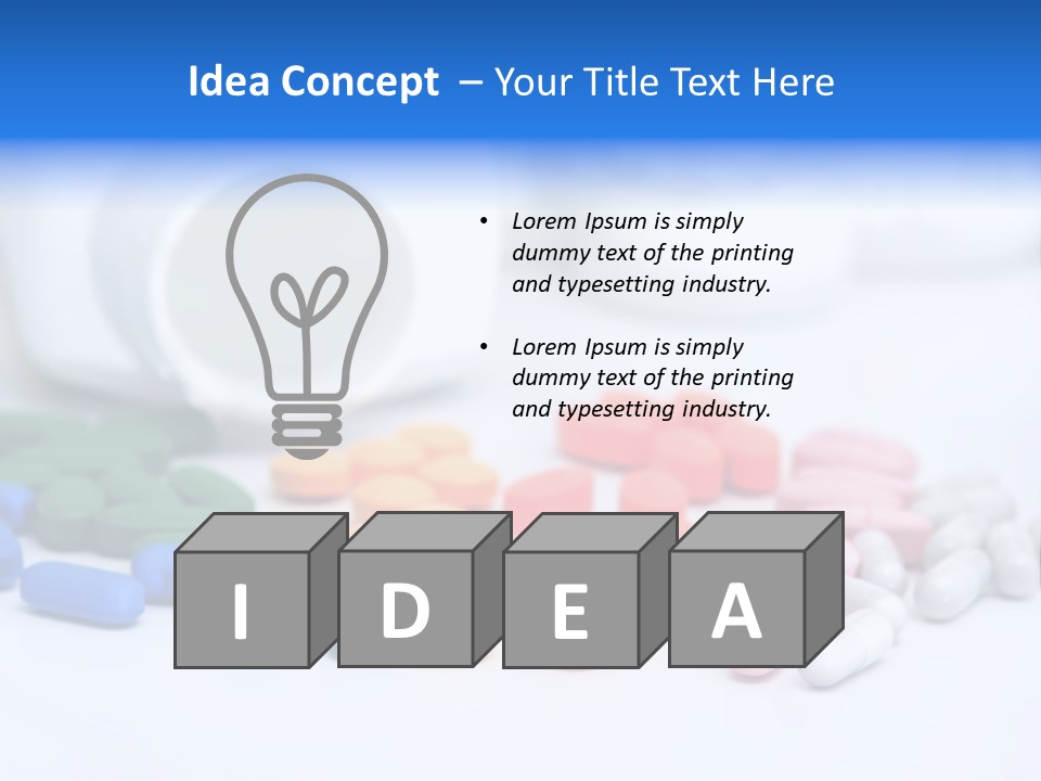Drug Healthy Yellow PowerPoint Template