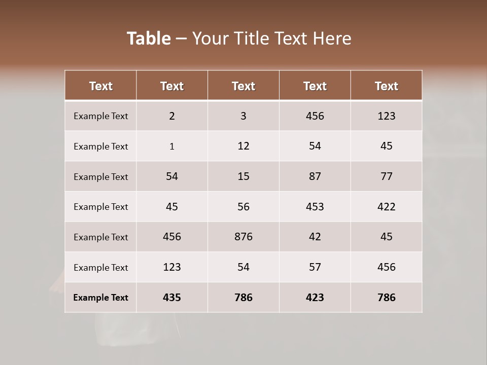 Fit Portrait Lady PowerPoint Template