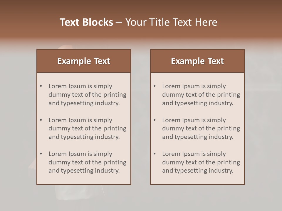 Fit Portrait Lady PowerPoint Template
