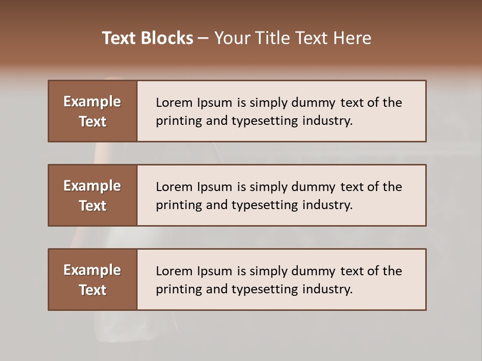 Fit Portrait Lady PowerPoint Template