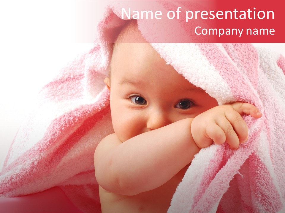 Toddler Expression Skin PowerPoint Template