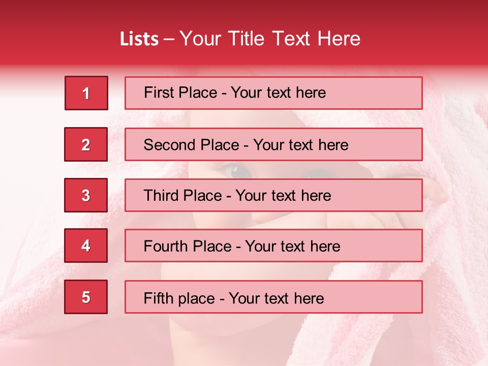 Toddler Expression Skin PowerPoint Template