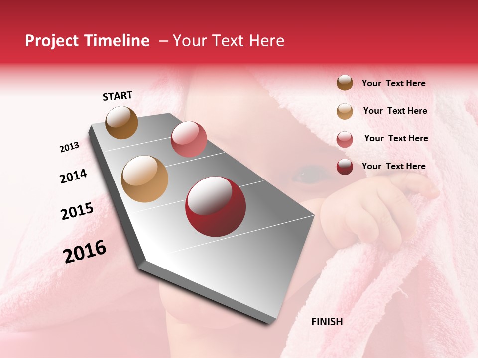 Toddler Expression Skin PowerPoint Template