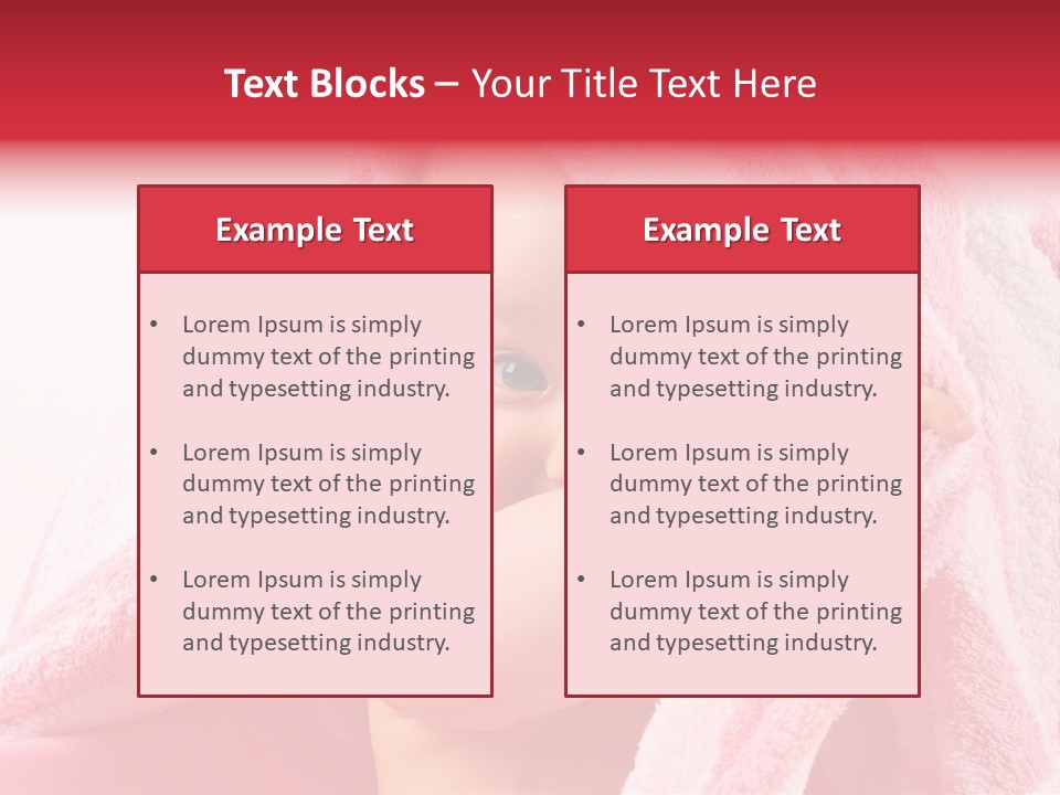 Toddler Expression Skin PowerPoint Template