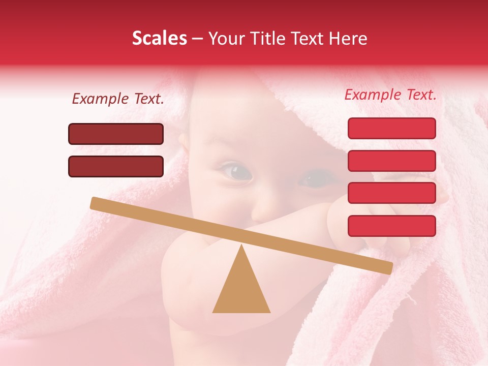 Toddler Expression Skin PowerPoint Template