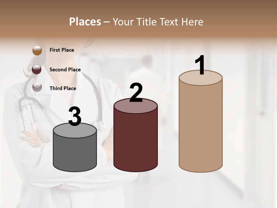 Caucasian Corridor Aid PowerPoint Template