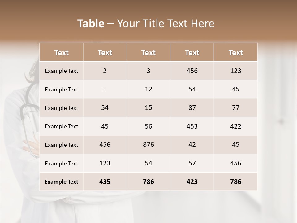 Caucasian Corridor Aid PowerPoint Template