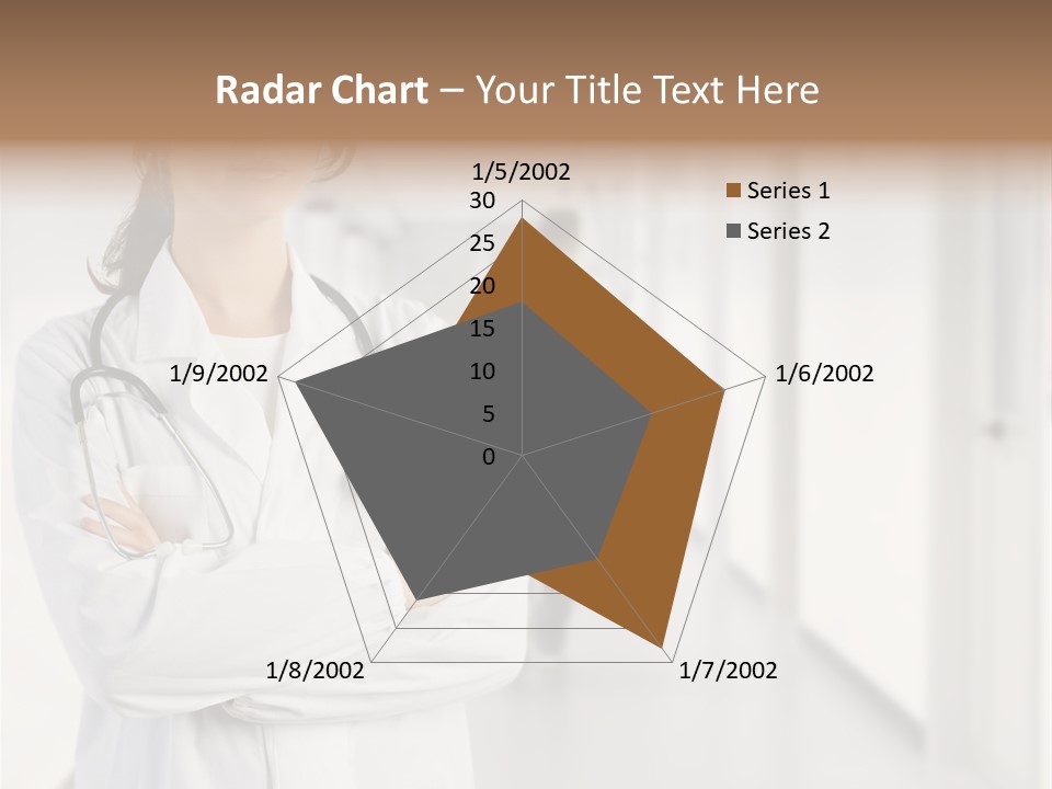 Caucasian Corridor Aid PowerPoint Template