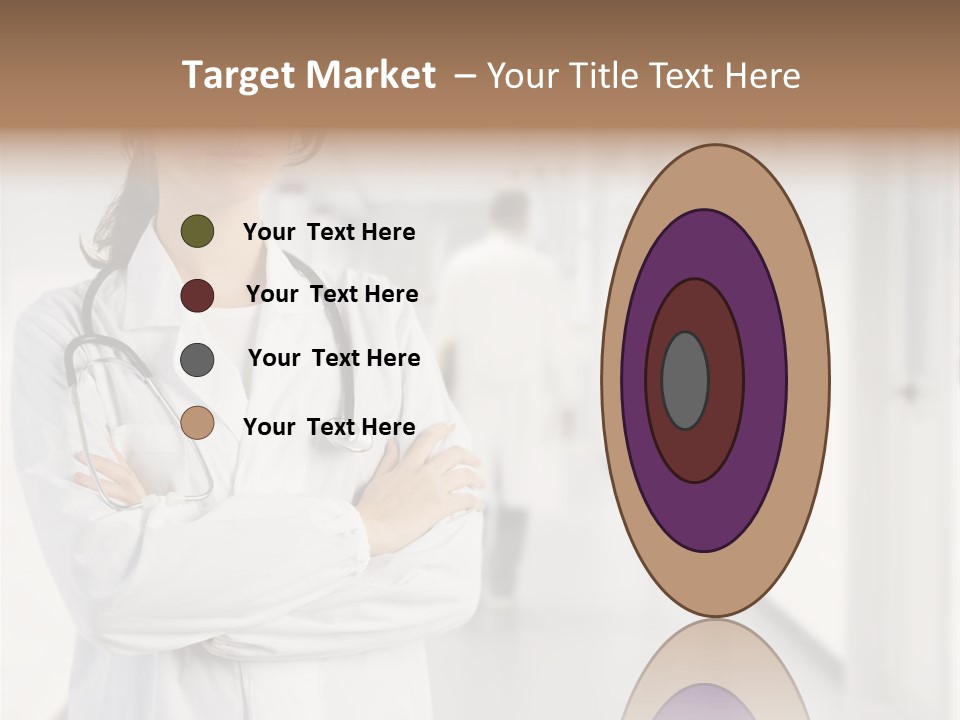 Caucasian Corridor Aid PowerPoint Template