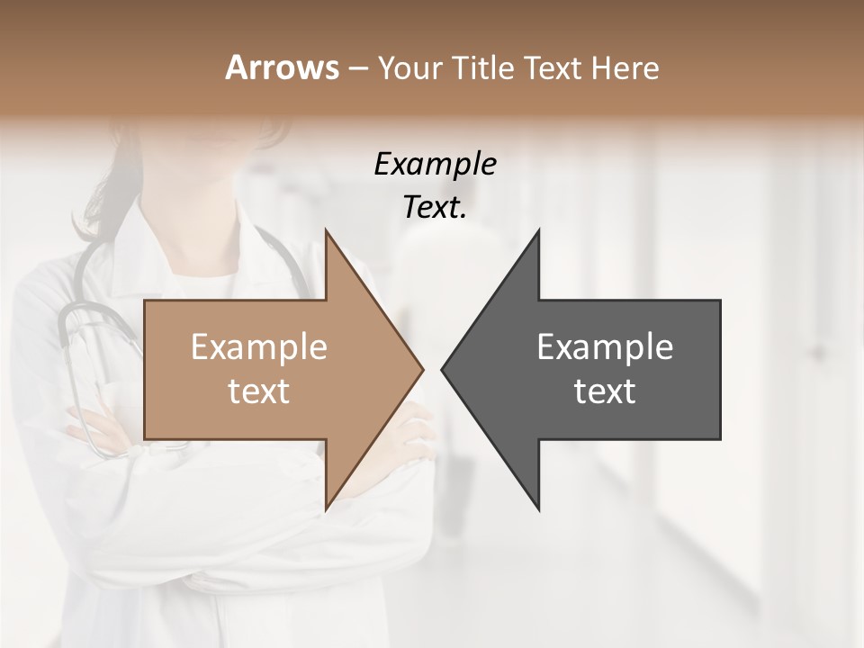Caucasian Corridor Aid PowerPoint Template