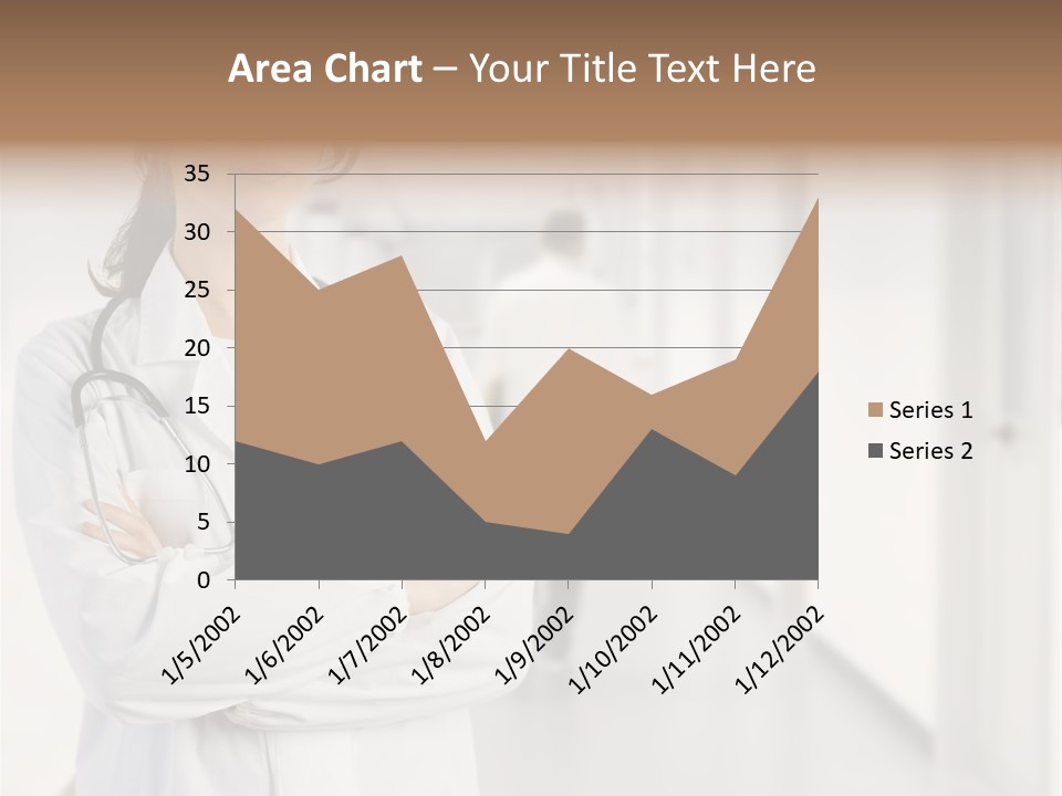 Caucasian Corridor Aid PowerPoint Template